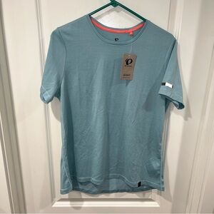 New with tag Pearl Izumi Women's BLVD Merino T-Shirt Aquifer Size XL